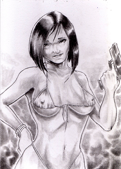 Bikini and Gun?